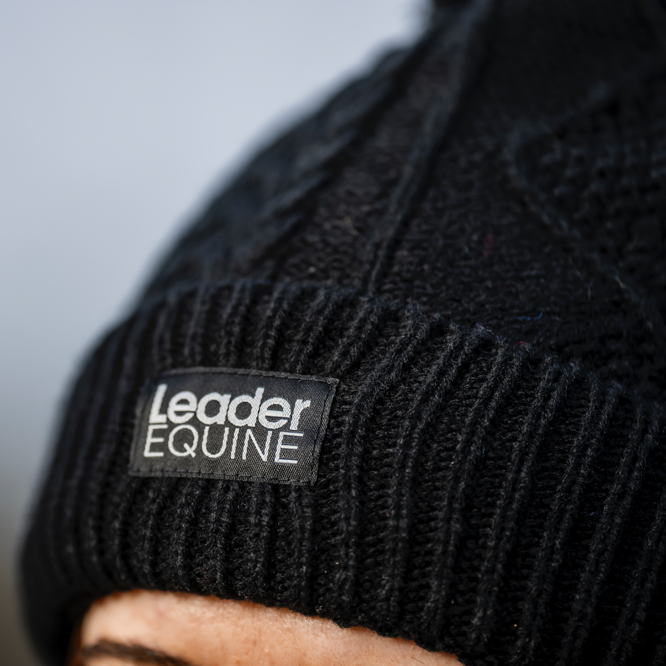 LE Knitted Beanie with Fleece Lining