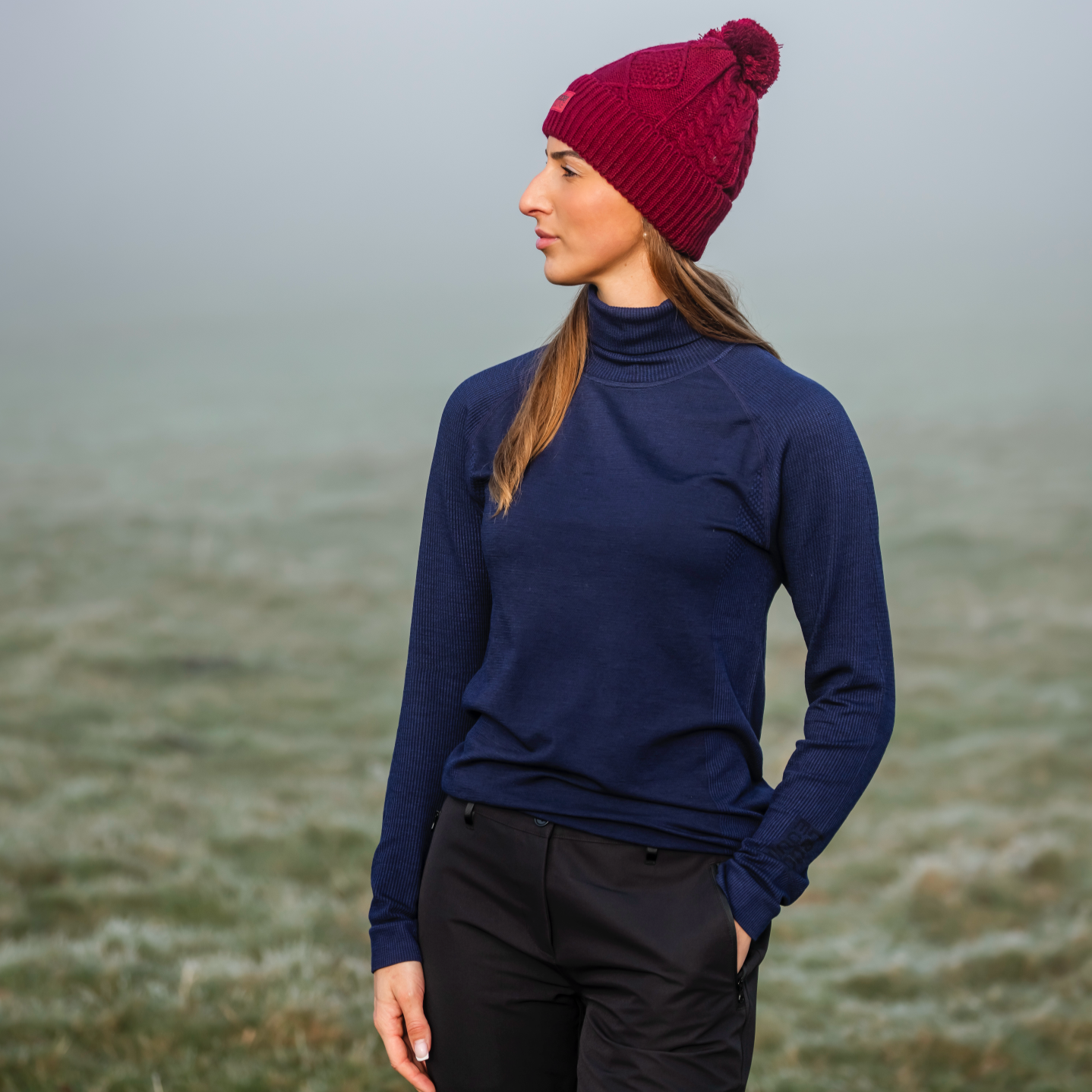 Leader Equine Equitation Merino Blend Long Sleeve Top