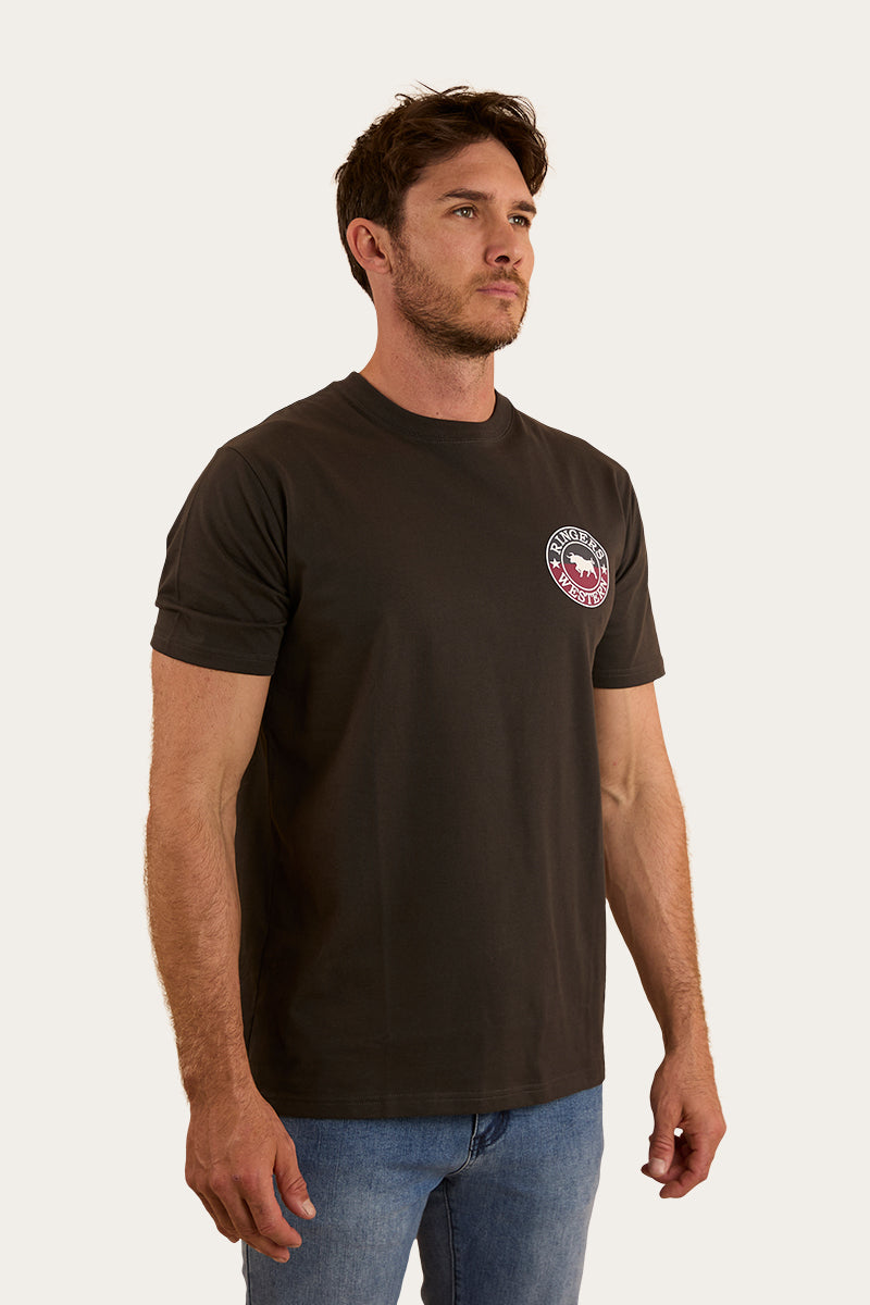 Ringers Western
Signature Bull Mens Classic T-Shirt - Charcoal / Split