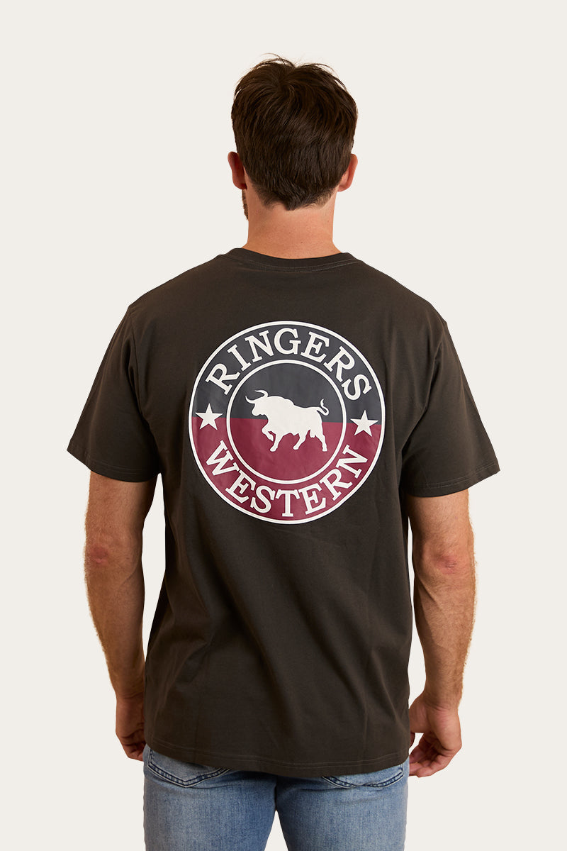 Ringers Western
Signature Bull Mens Loose T-Shirt - Charcoal / Split