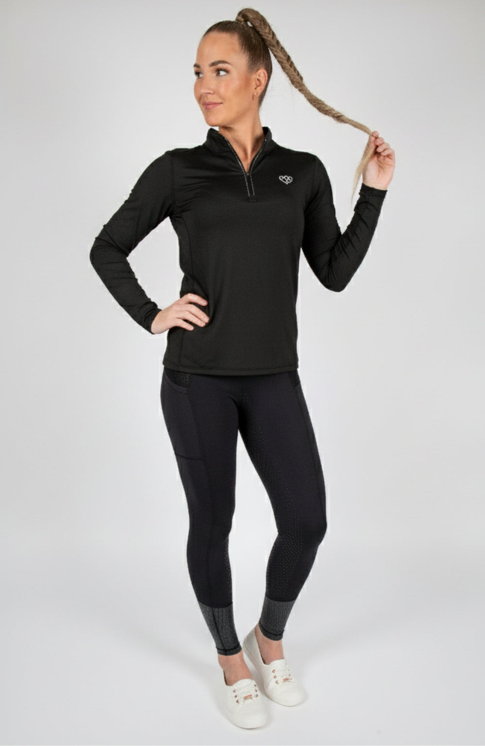 BARE Equestrian Ascot Sunsafe Long Sleeve Riding Shirt