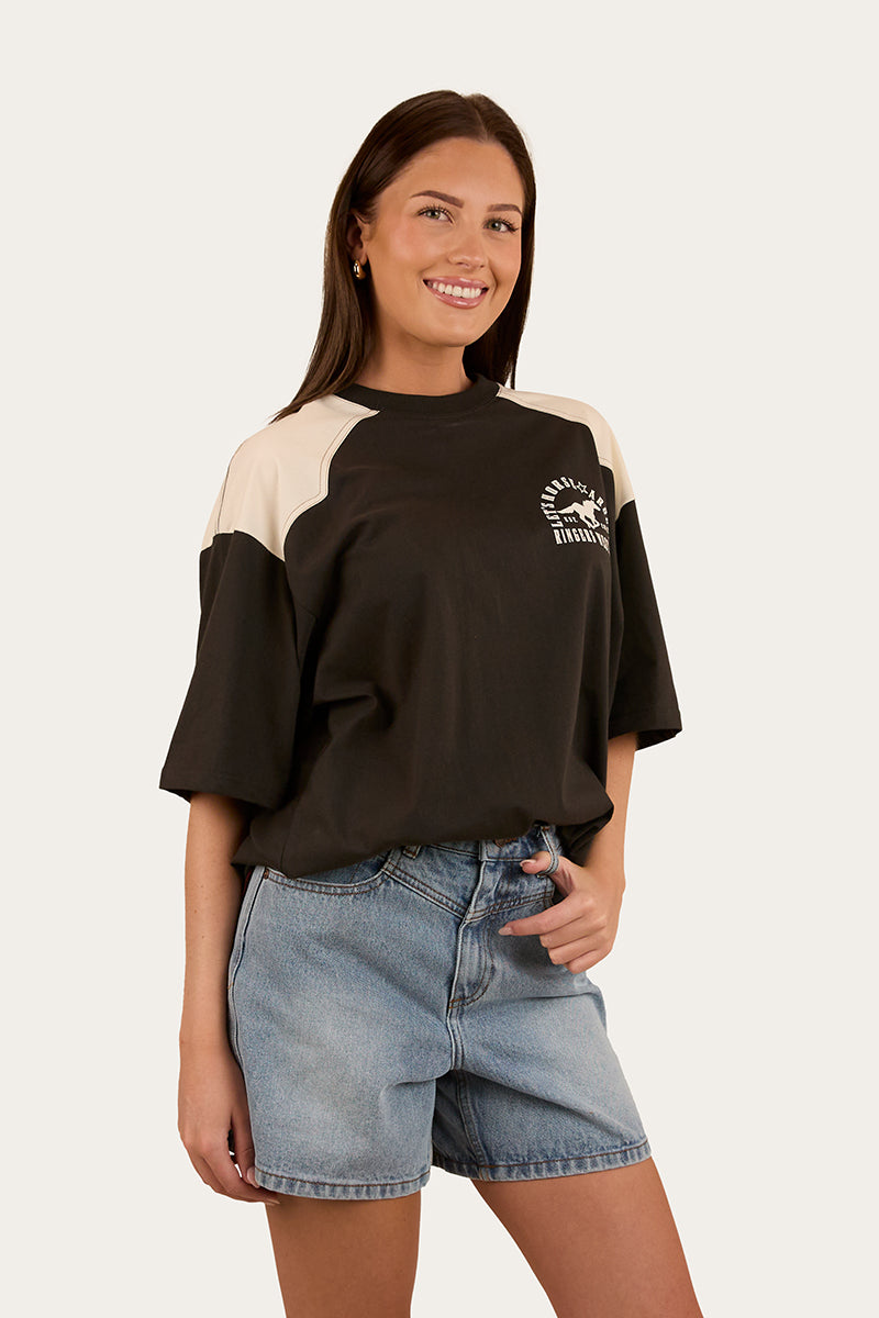 Ringers Western Lets Horse Around Womens Oversized T-Shirt