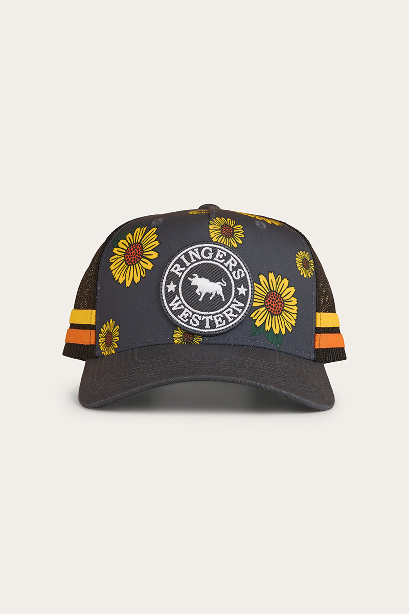 Ringers Western Sunflowers Kids Trucker Cap