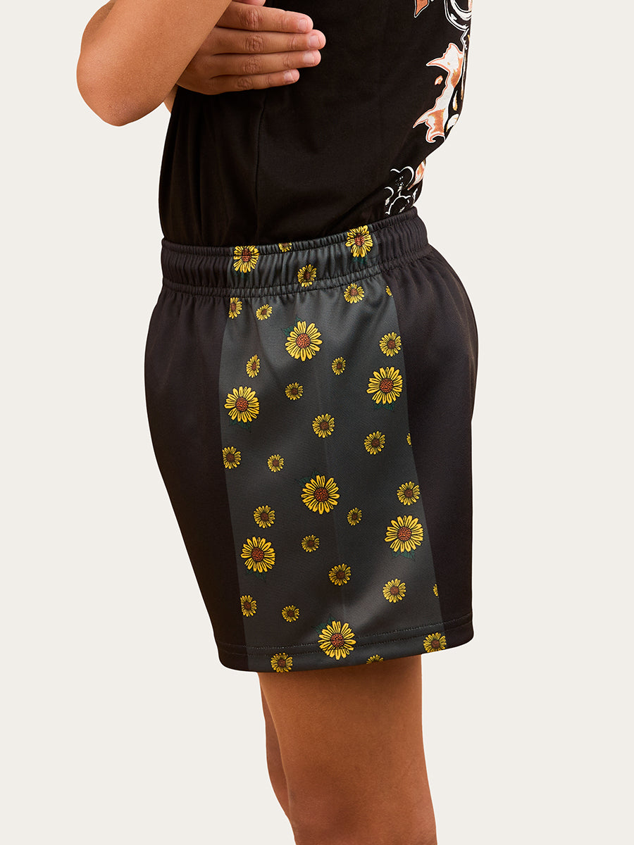 Ringers Western Sunflowers Kids Footy Short