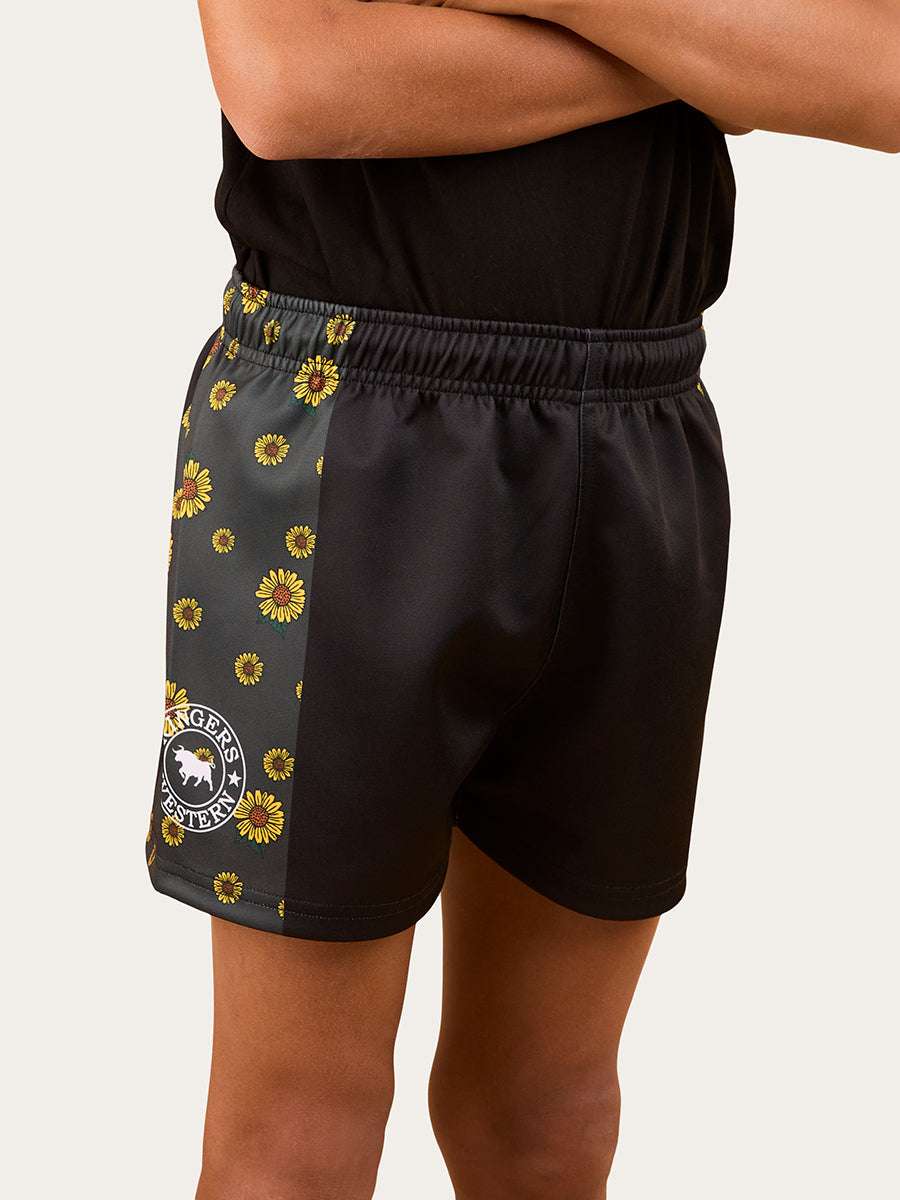 Ringers Western Sunflowers Kids Footy Short