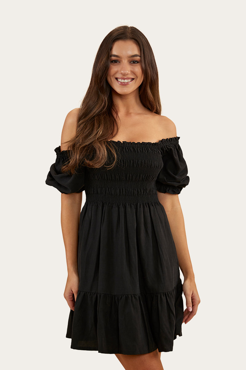 Ringers Western Tahlia Womens Shirred Mini Dress