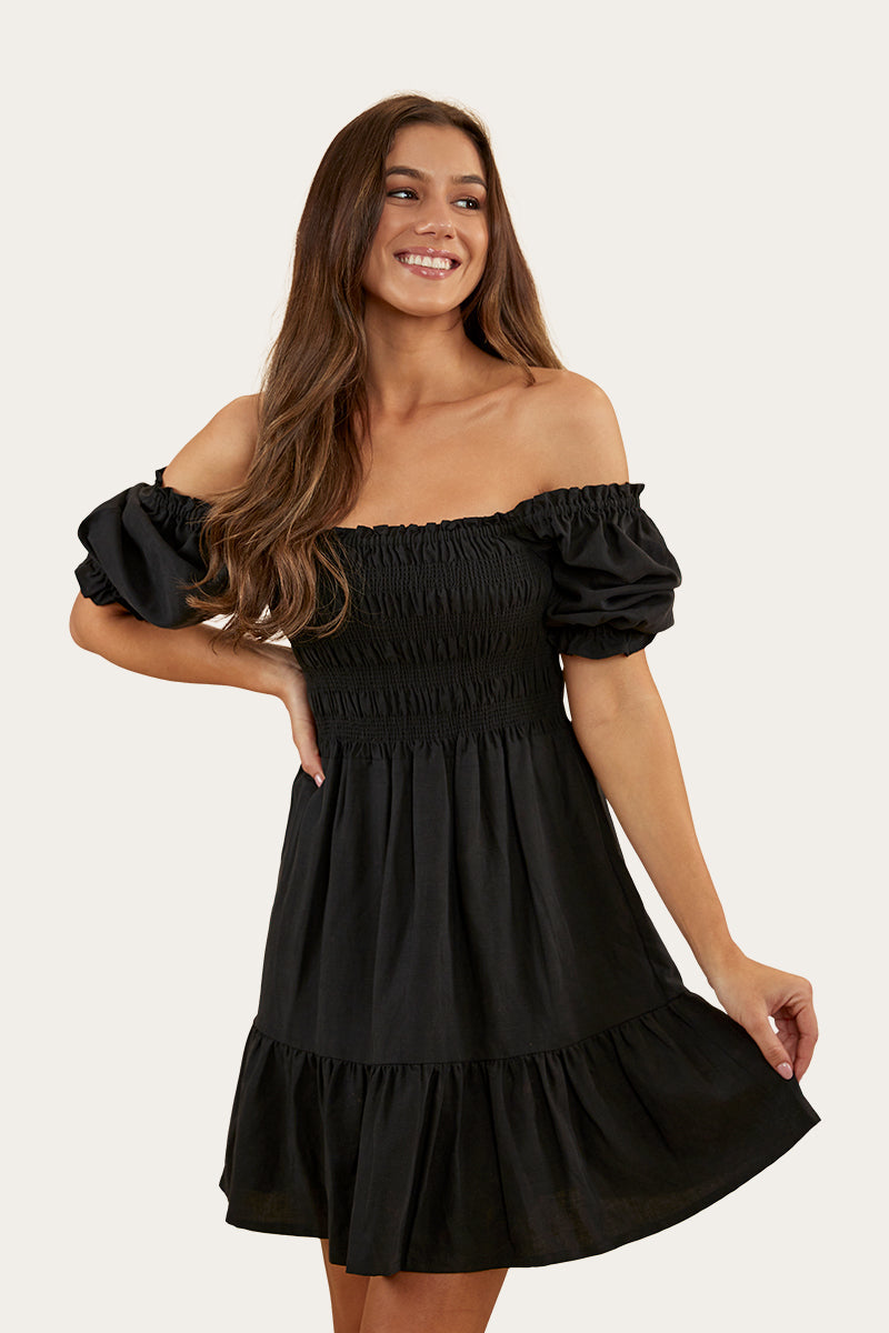 Ringers Western Tahlia Womens Shirred Mini Dress