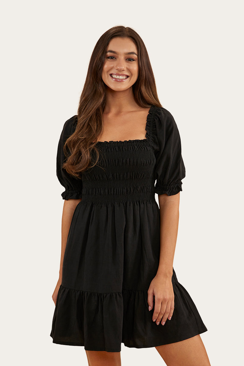 Ringers Western Tahlia Womens Shirred Mini Dress