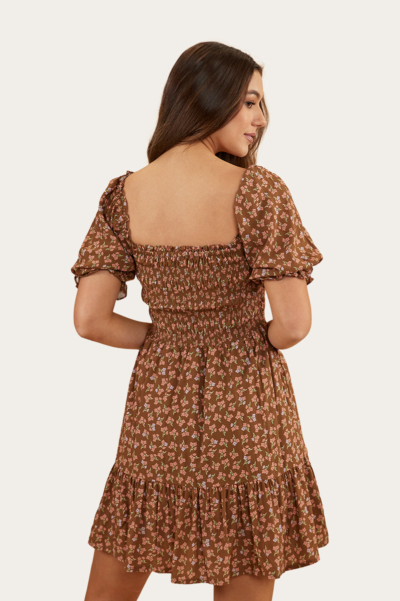 Ringers Western Tahlia Womens Shirred Mini Dress
