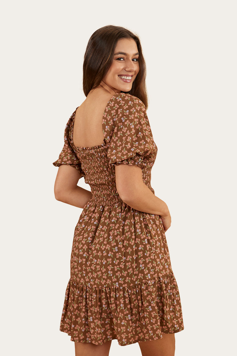 Ringers Western Tahlia Womens Shirred Mini Dress