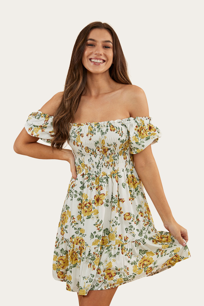 Ringers Western Tahlia Womens Shirred Mini Dress
