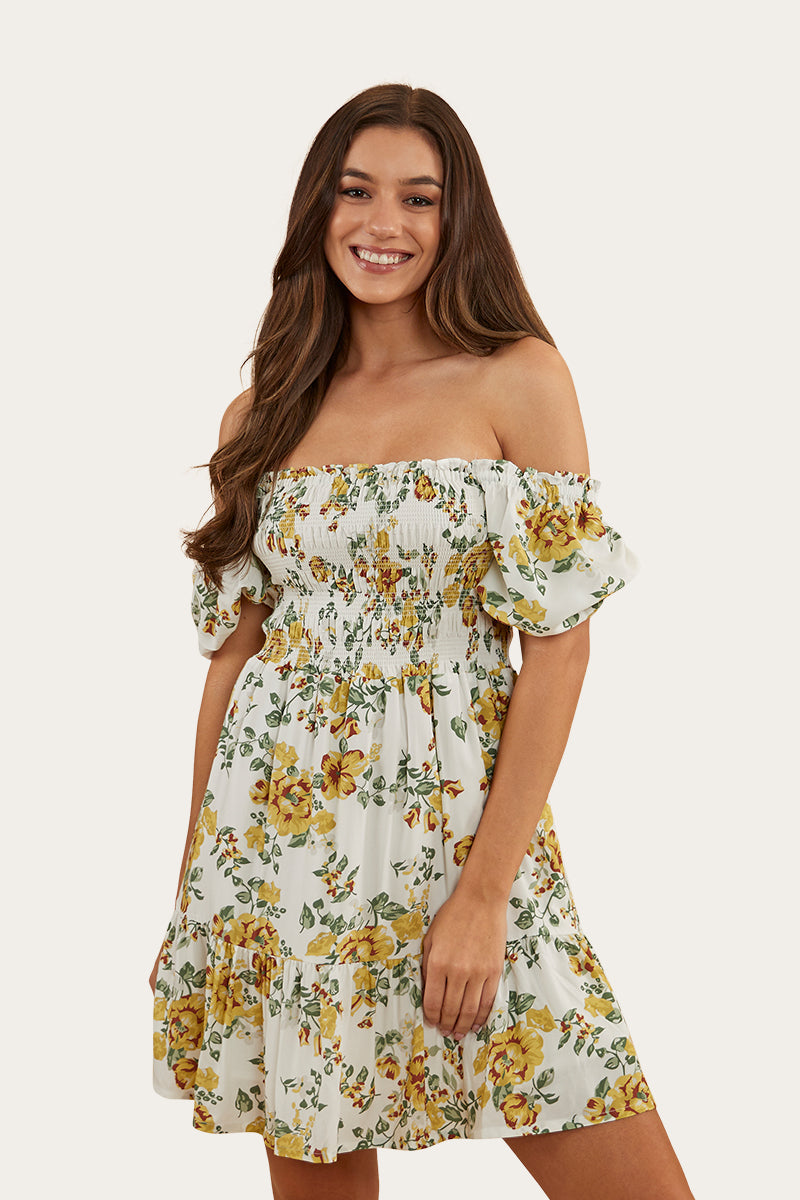 Ringers Western Tahlia Womens Shirred Mini Dress