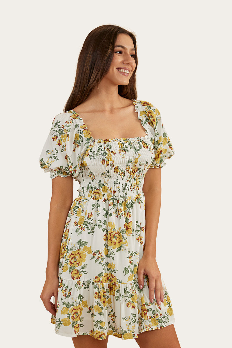 Ringers Western Tahlia Womens Shirred Mini Dress