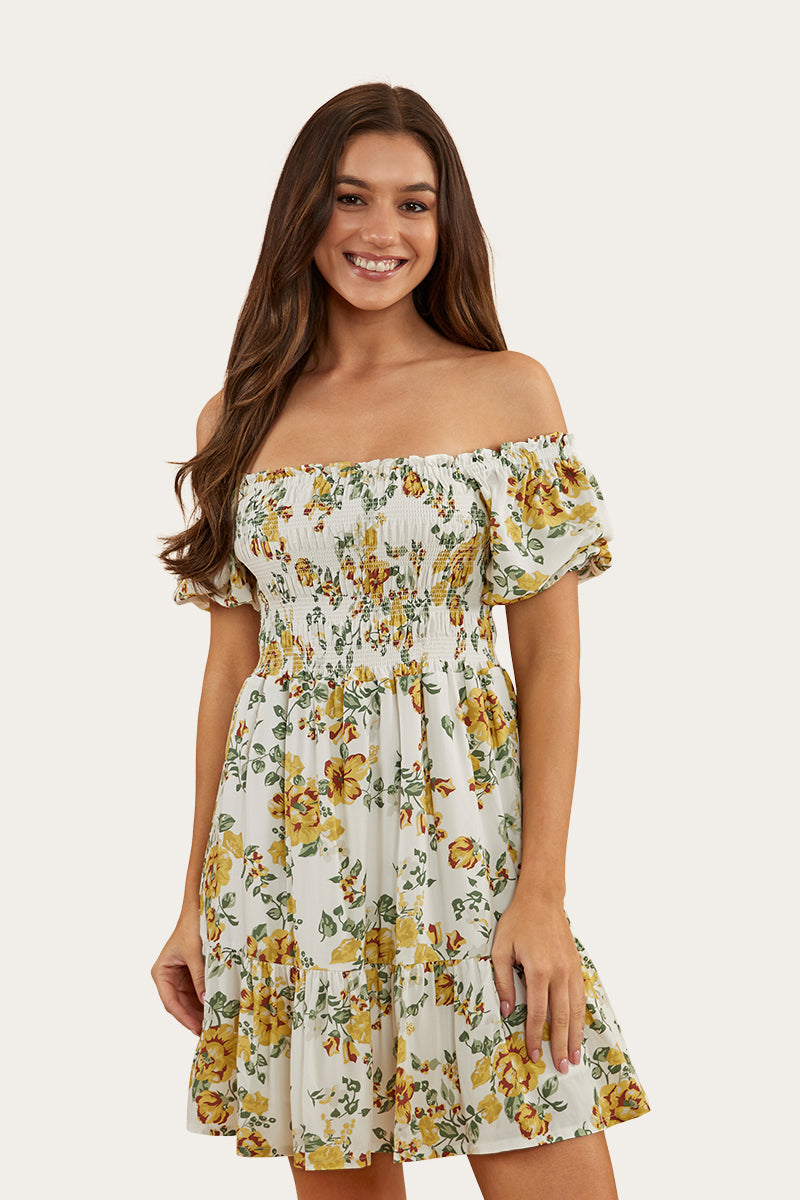 Ringers Western Tahlia Womens Shirred Mini Dress