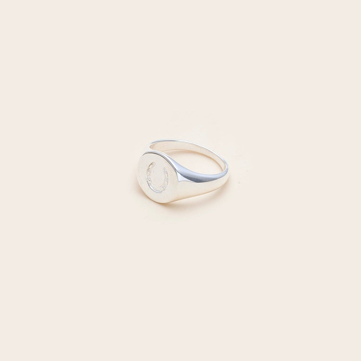 Whistle & Pop Trailblazer Trusty Steed Horseshoe Signet Ring