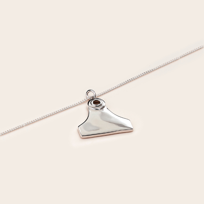 Whistle & Pop Cattle Tag Necklace