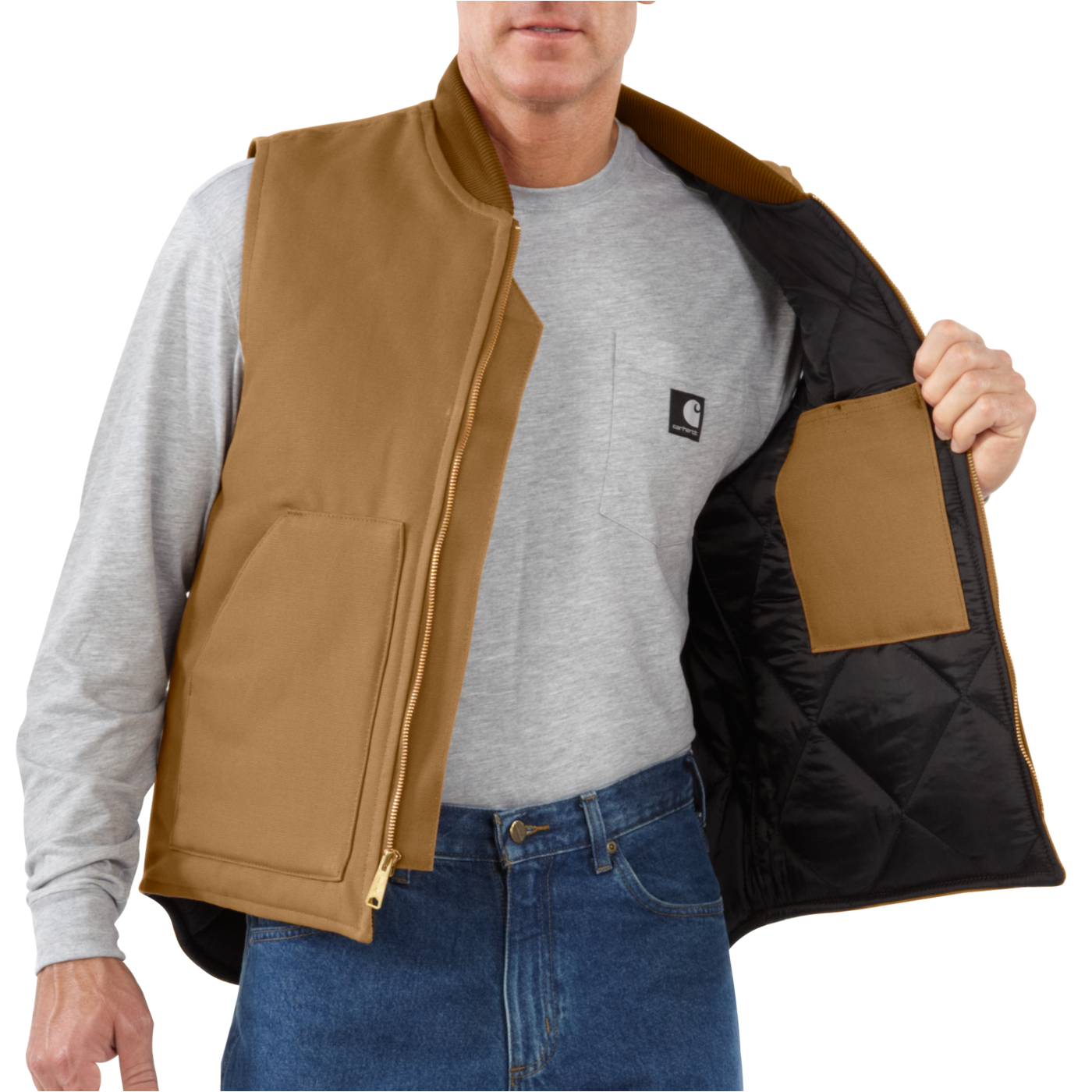 Carhartt Iconic Firm Duck Arctic Vest (V01)