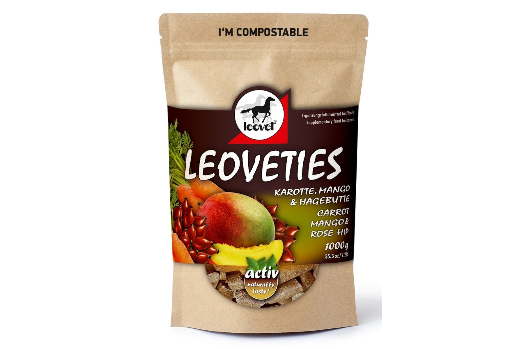 Leoveties Treats Carrot, Mango & Rosehip 1kg
