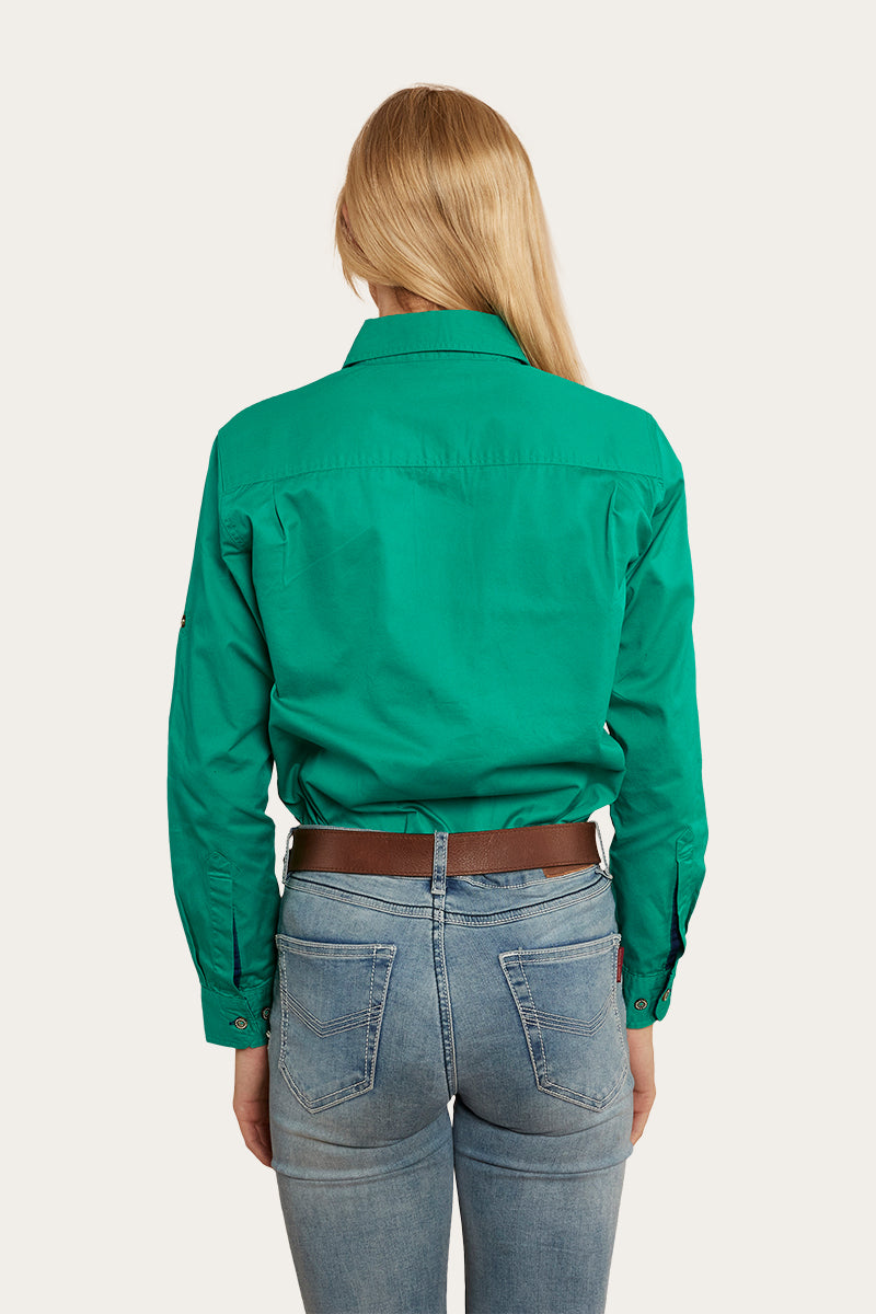 Ringers Western Pentecost River Womens Half Button Work Shirt