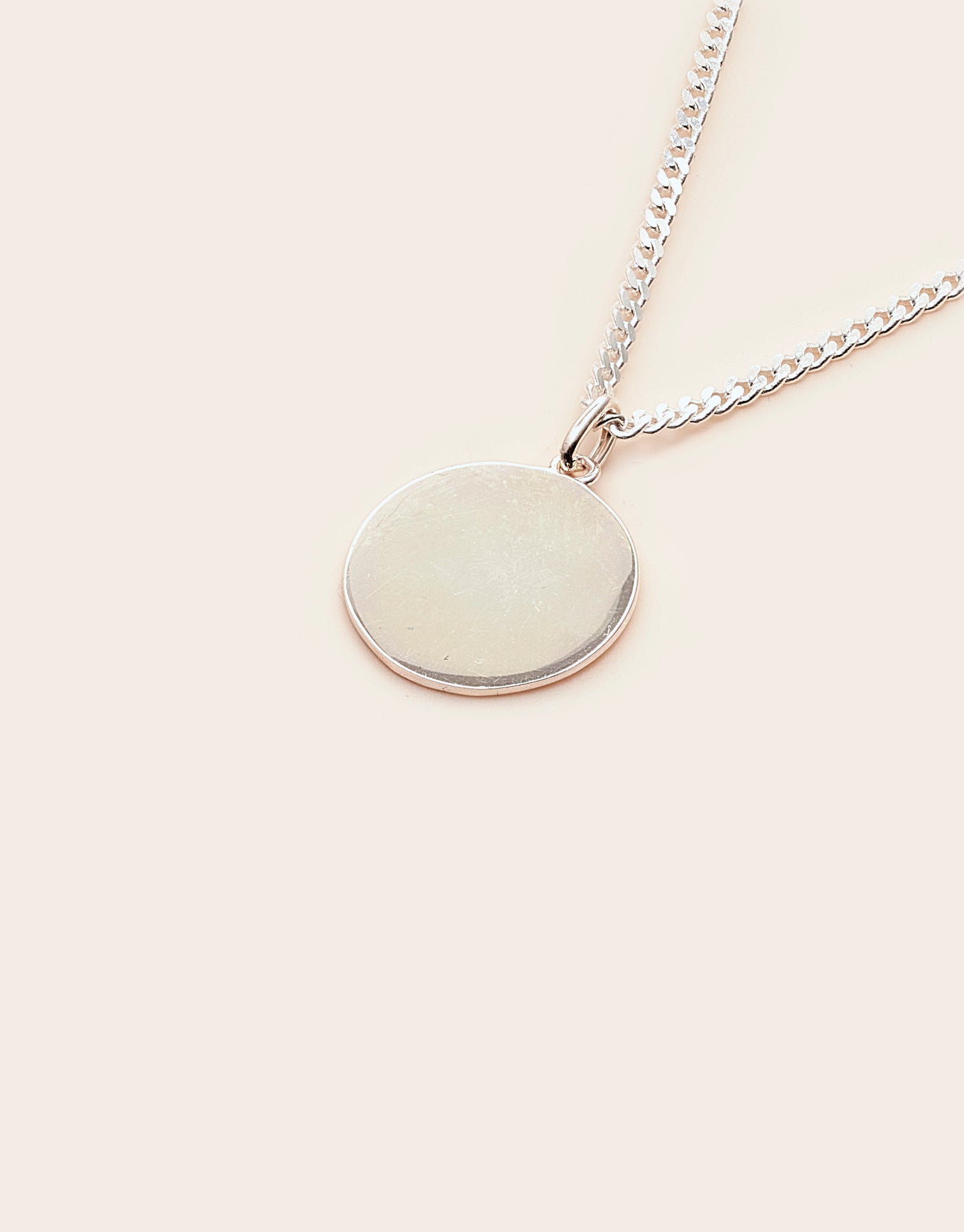 Whistle & Pop Trailblazer Engravable Round Tag Necklace