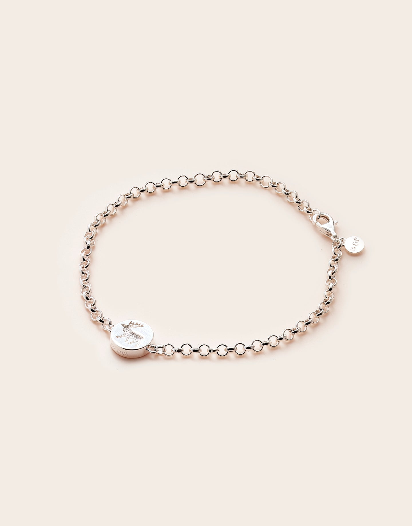 Whistle & Pop Hunter Gatherer Stag Pendant Bracelet