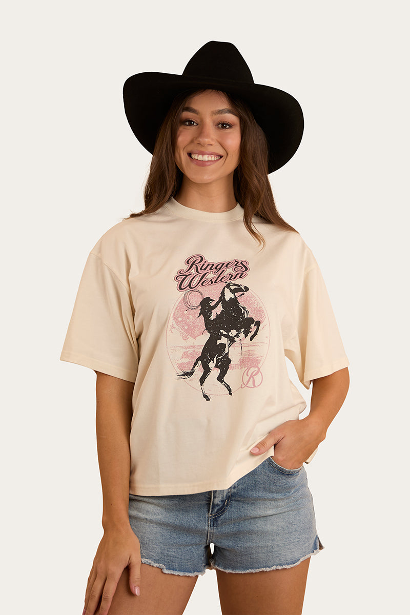 Ringers Western Wild Ride Womens Oversized T-Shirt