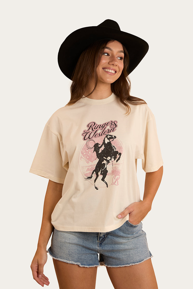 Ringers Western Wild Ride Womens Oversized T-Shirt