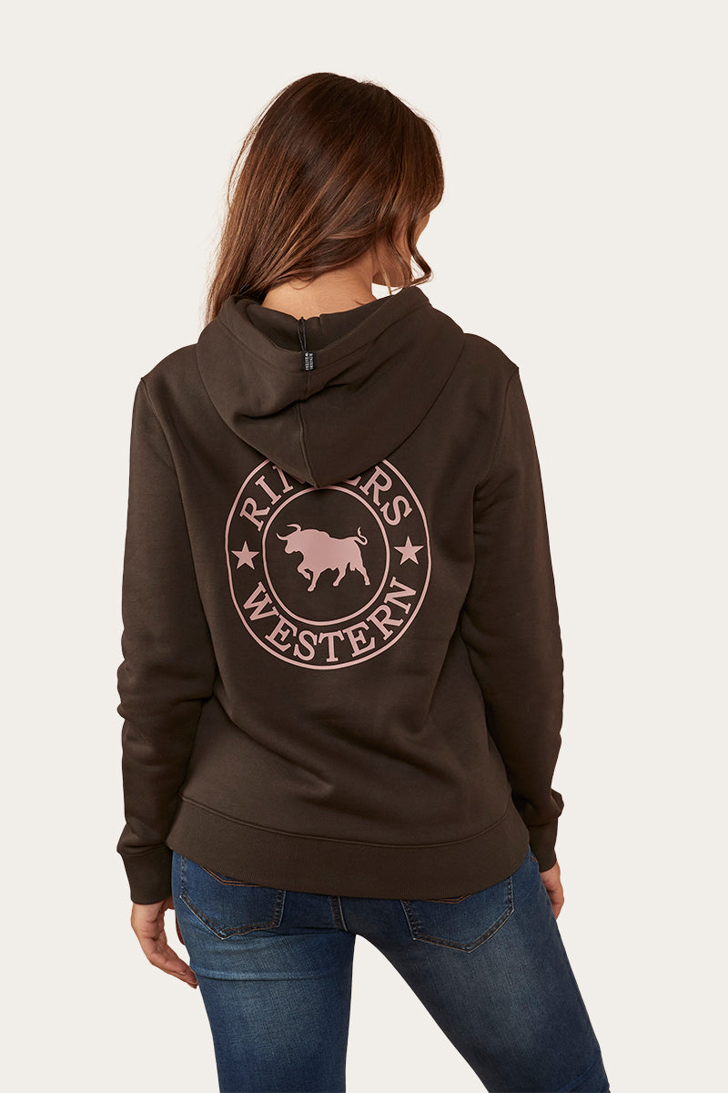 Ringers Western Signature Bull Womens Pullover Hoodie
