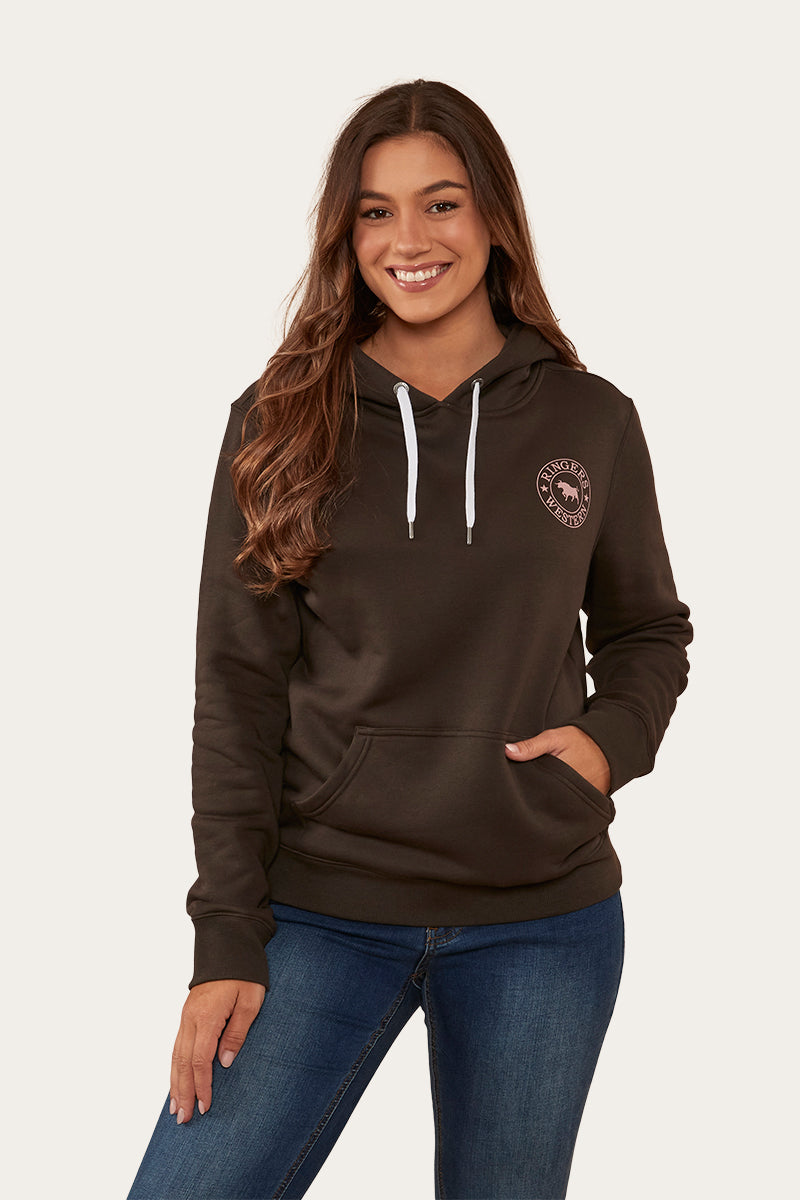 Ringers Western Signature Bull Womens Pullover Hoodie