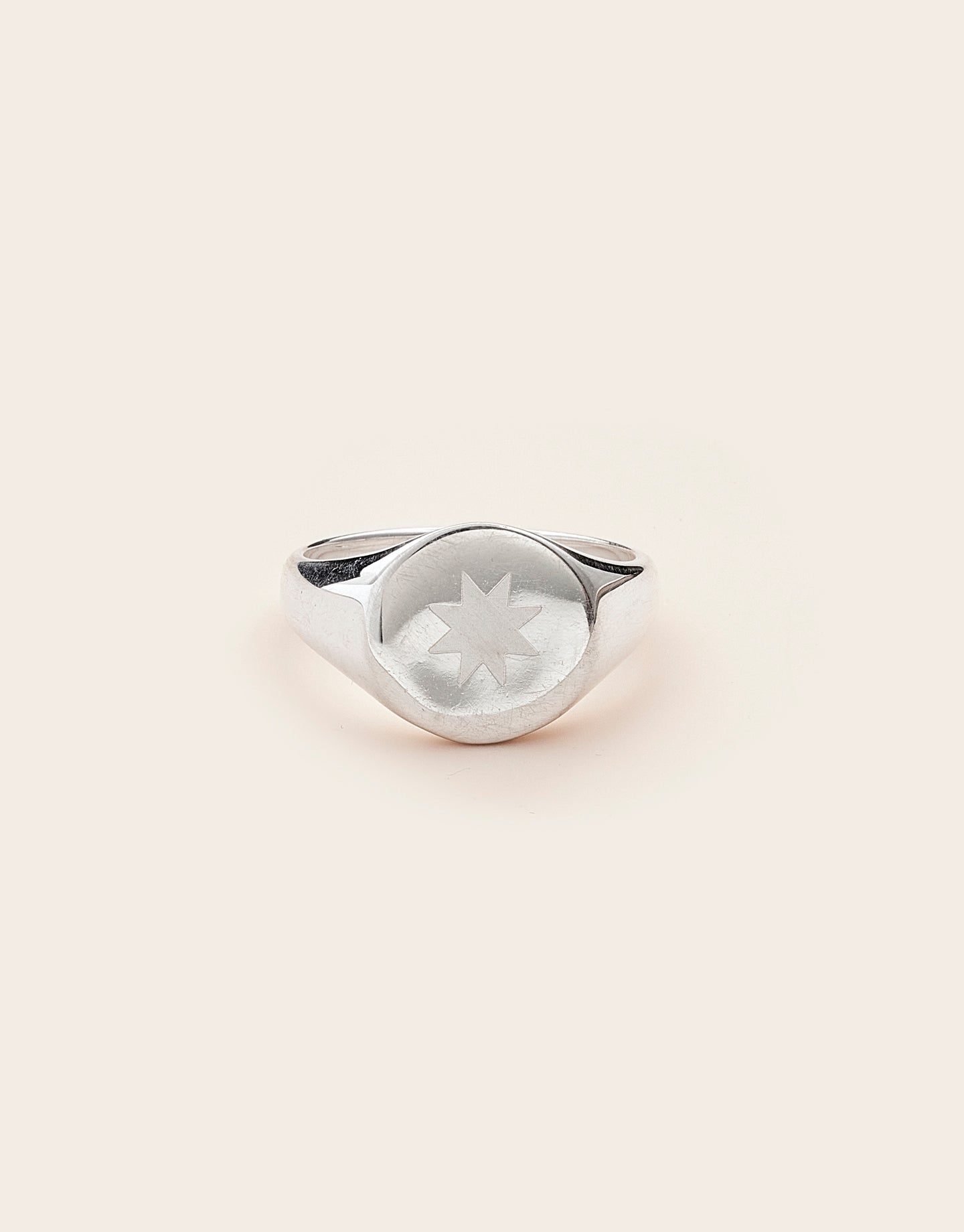 Whistle & Pop Starkeeper Bright Star Signet Ring