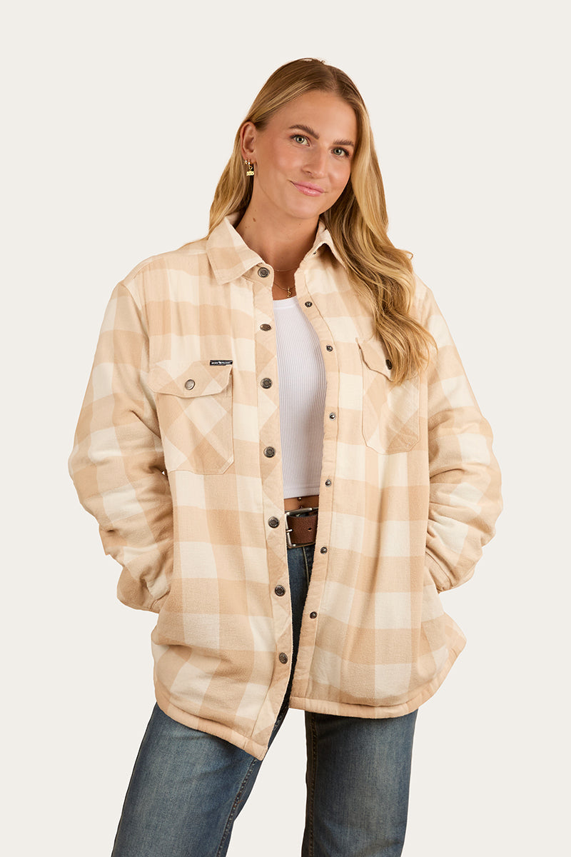 Ringers Western
Sadie Womens Sherpa Flannel - Woodsmoke