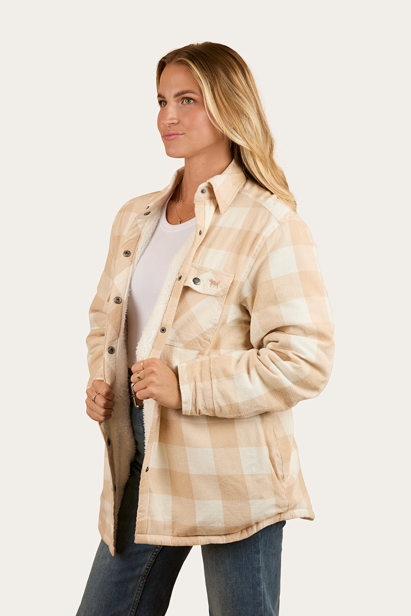Ringers Western
Sadie Womens Sherpa Flannel - Woodsmoke