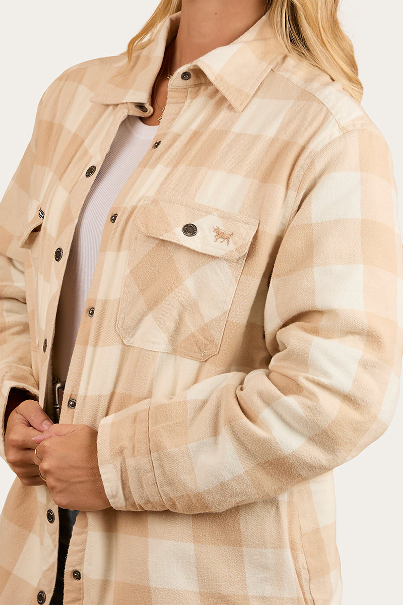 Ringers Western
Sadie Womens Sherpa Flannel - Woodsmoke
