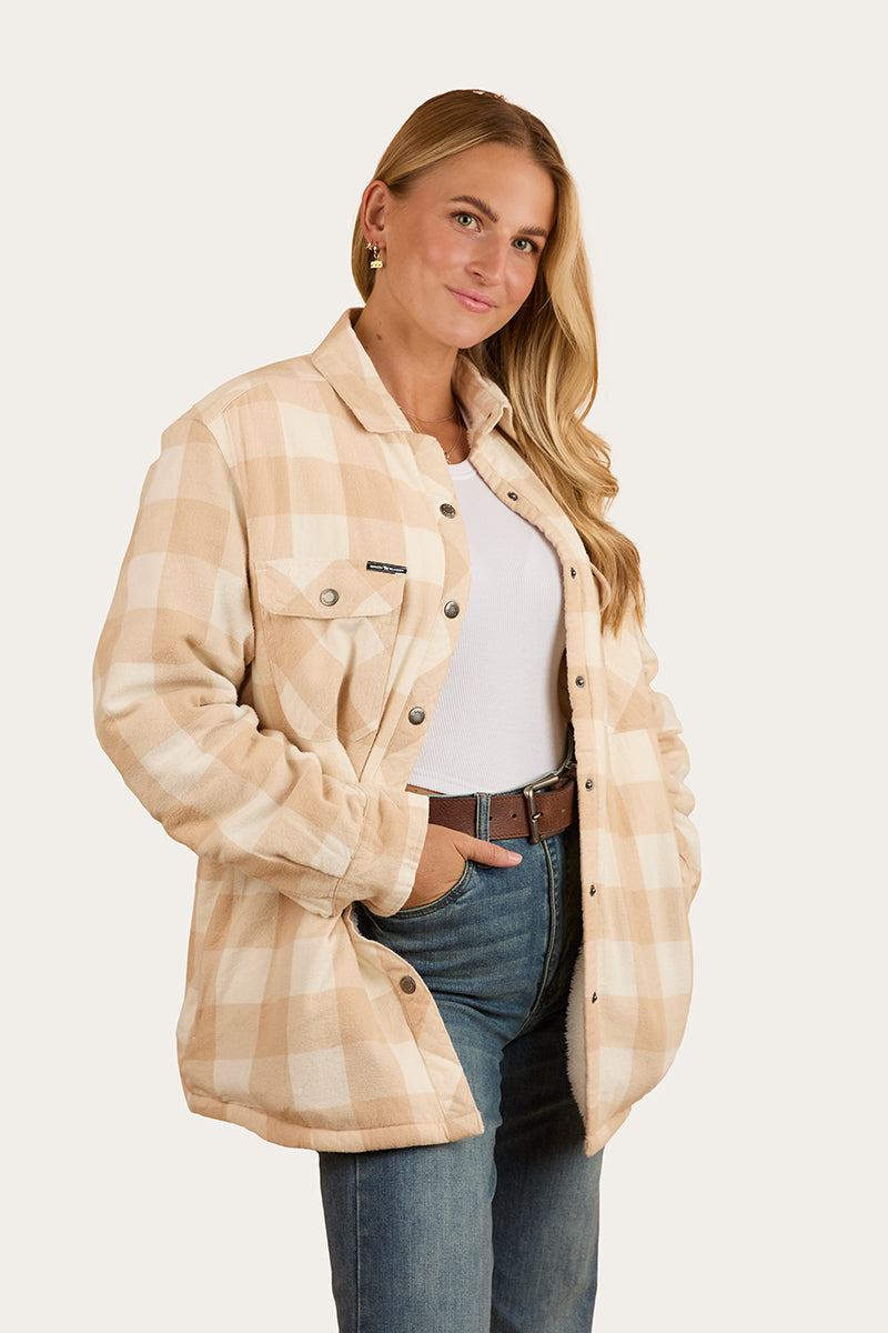 Ringers Western
Sadie Womens Sherpa Flannel - Woodsmoke