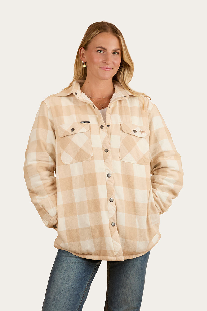 Ringers Western
Sadie Womens Sherpa Flannel - Woodsmoke