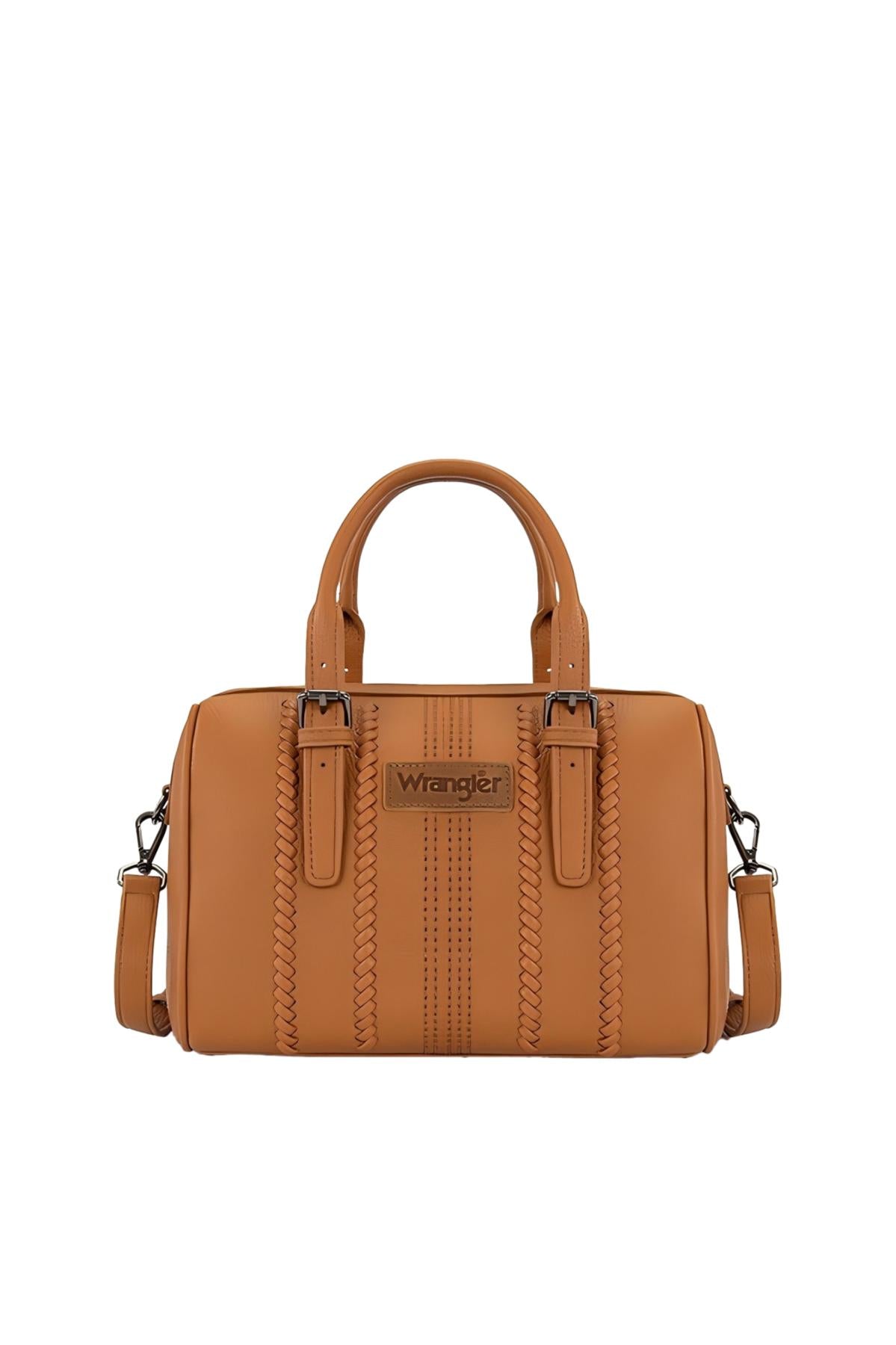 Wrangler Boston Stitch Barrel Bag - Tan