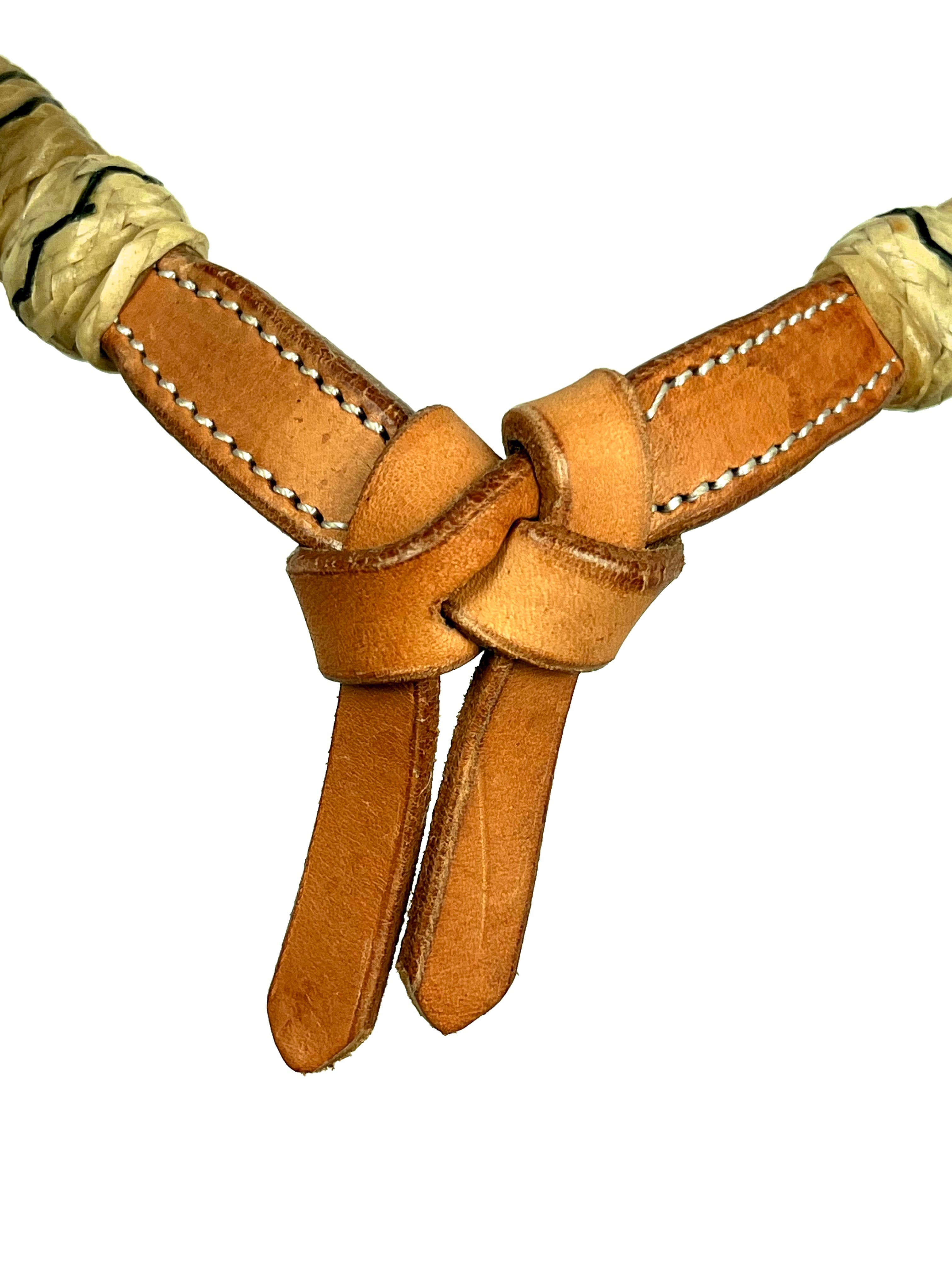 Ezy Ride Bridle with Futurity Knot and Rawhide Brow Natural