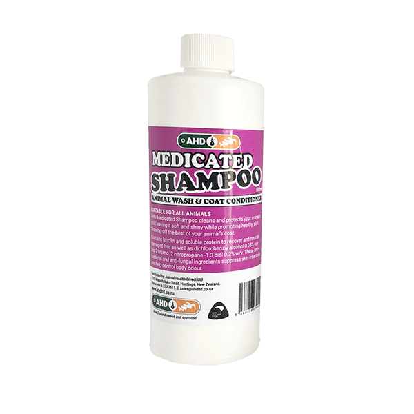 AHD Medicated Shampoo Animal Wash - 500ml