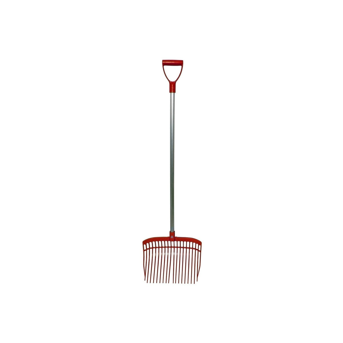 Blue Tag Ultra Durable Muck Shaving Fork & Handle - Red