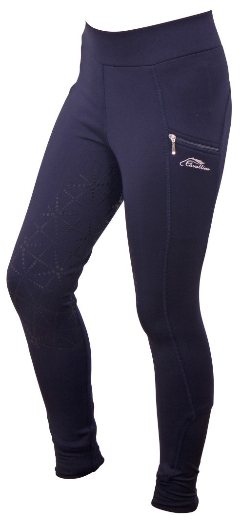 Cavallino Junior Riding Tights - Navy