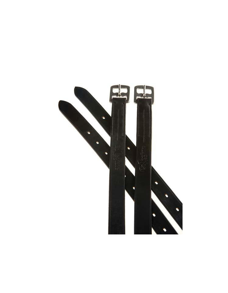 Collegiate Web Core Stirrup Leathers - Black