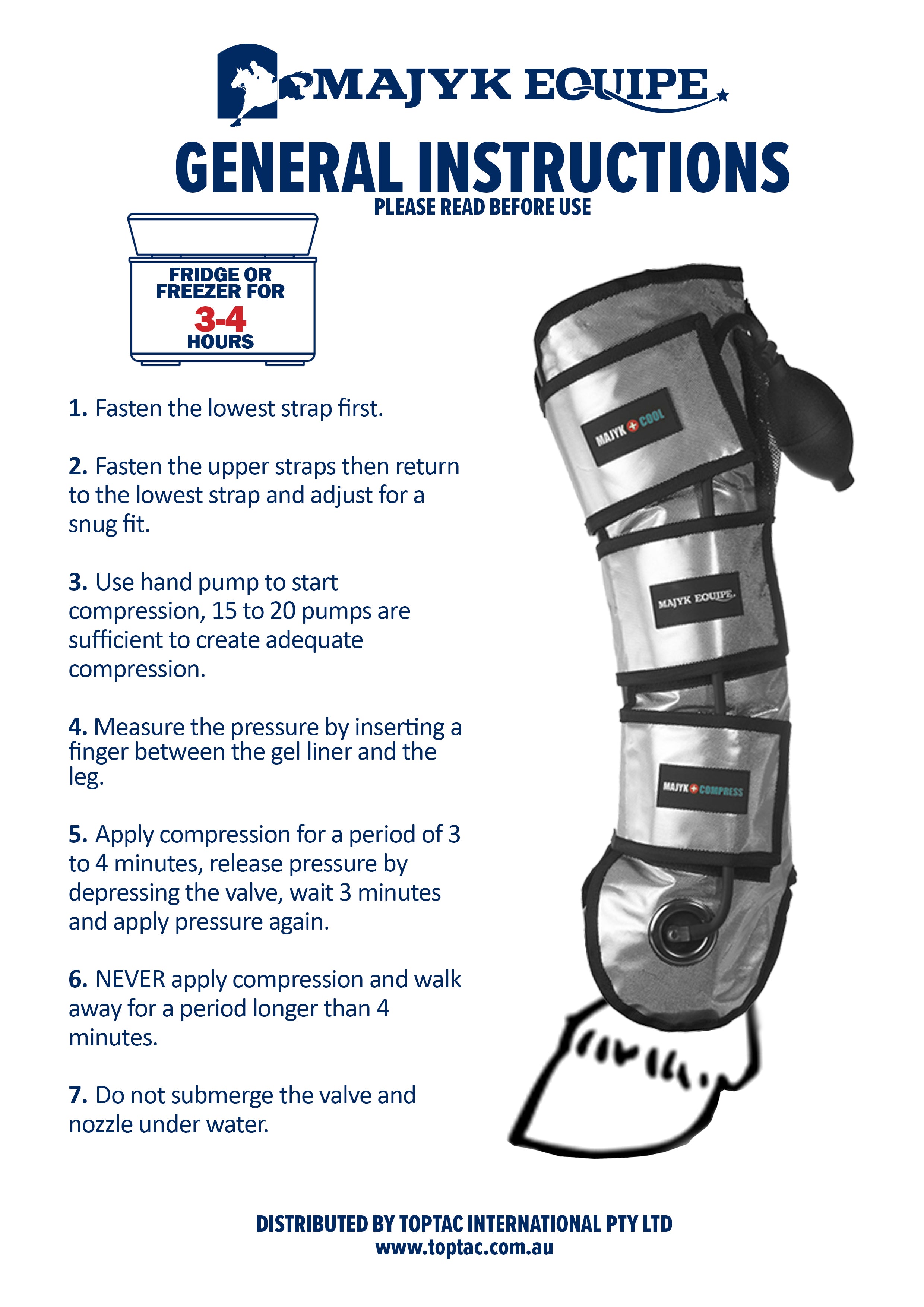 Majyk Equipe Cool Compression Gel Ice Boots