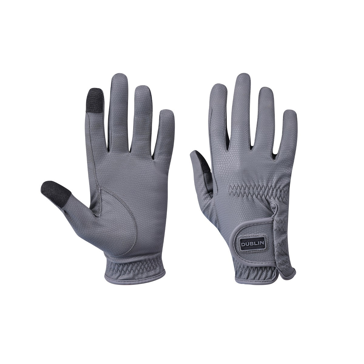 Dublin Everyday Riding Gloves - Grey