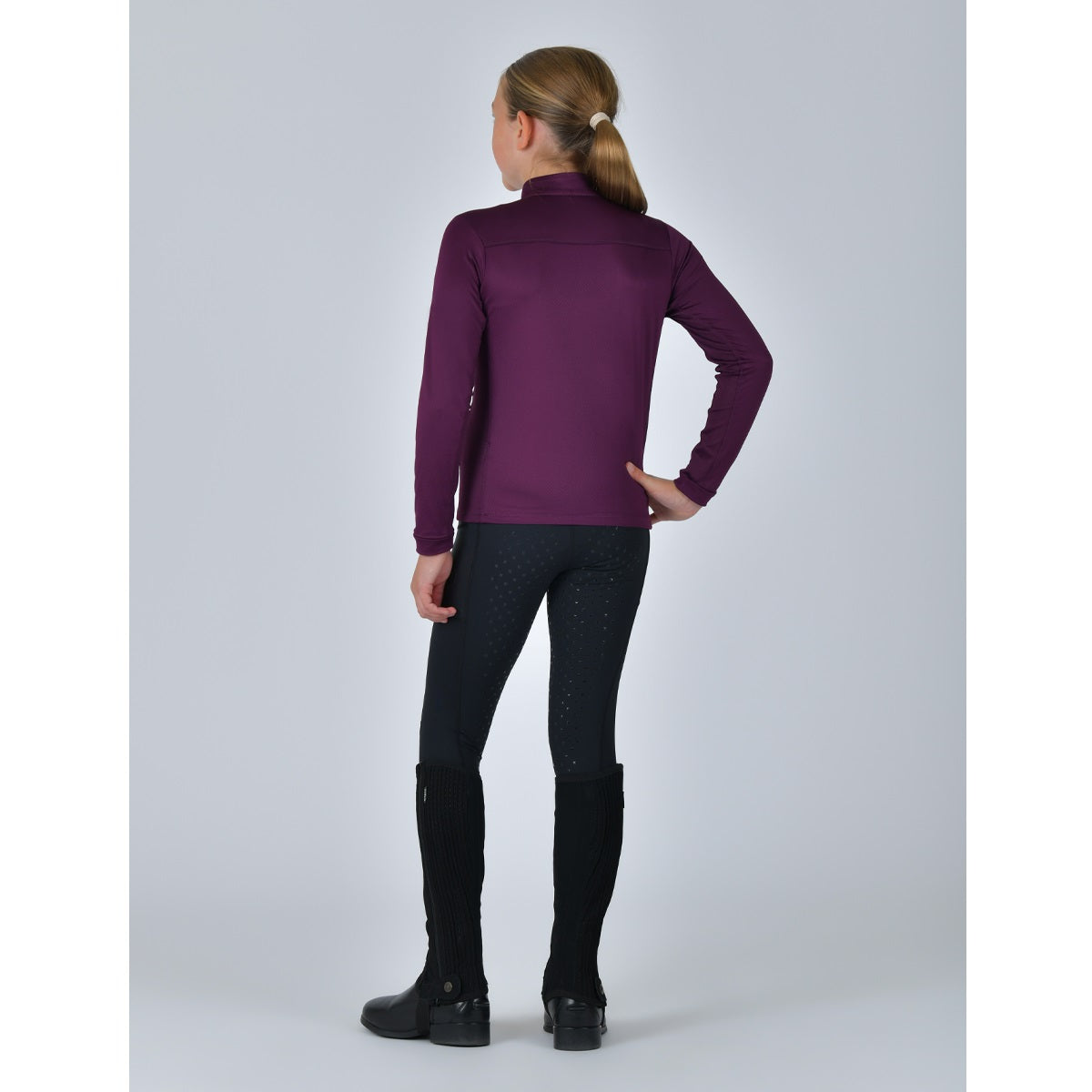 Dublin Kids Breathable Long Sleeved Riding Top - 4