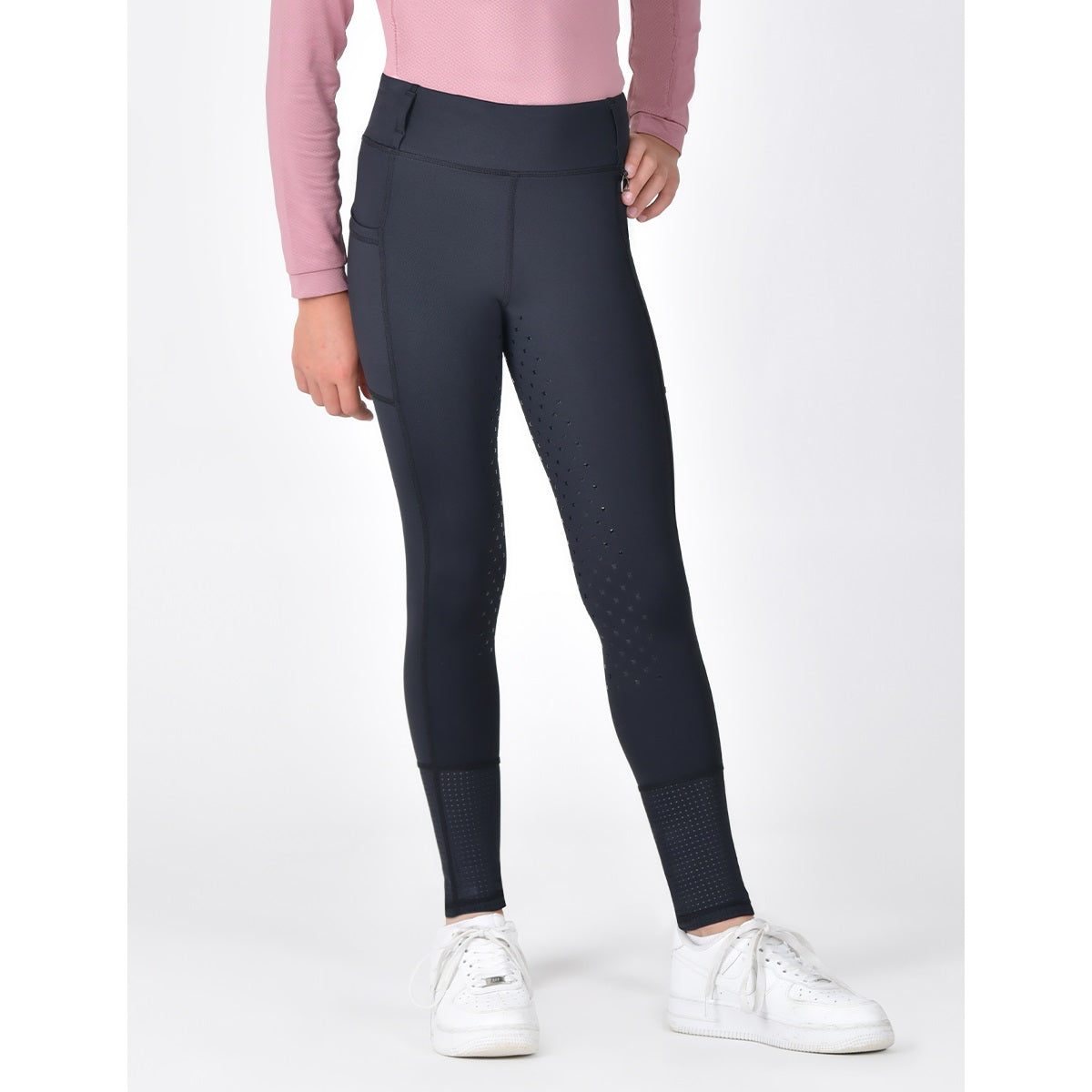 Dublin Kids Form Mesh Riding Tights - 3
