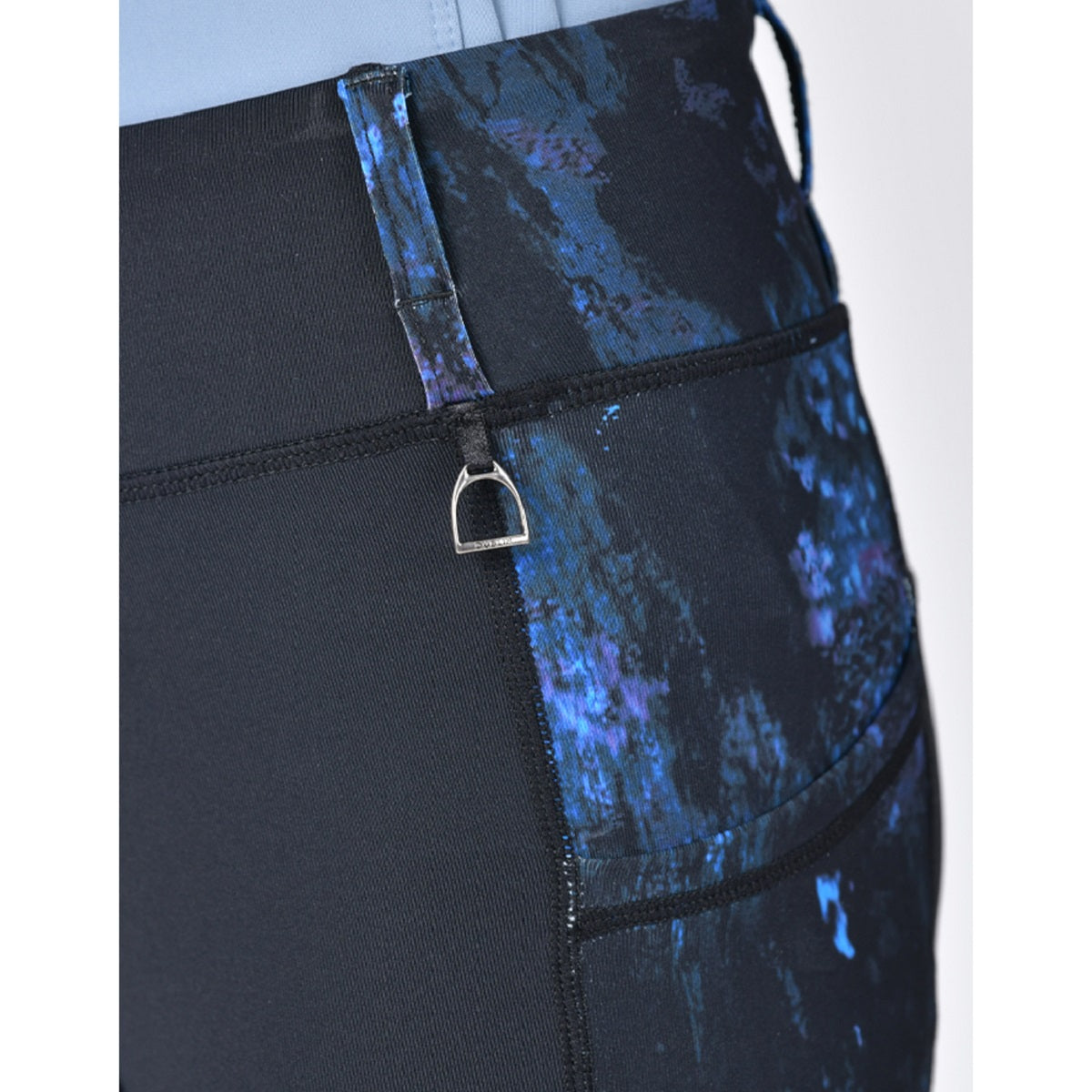 Dublin Kids Form Riding Tights - Blue Terrain Beltloop