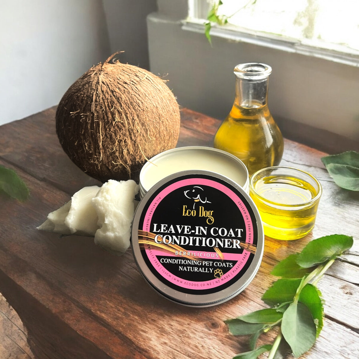 Eco Dog Leave-In Coat Conditioner - Berrilicious