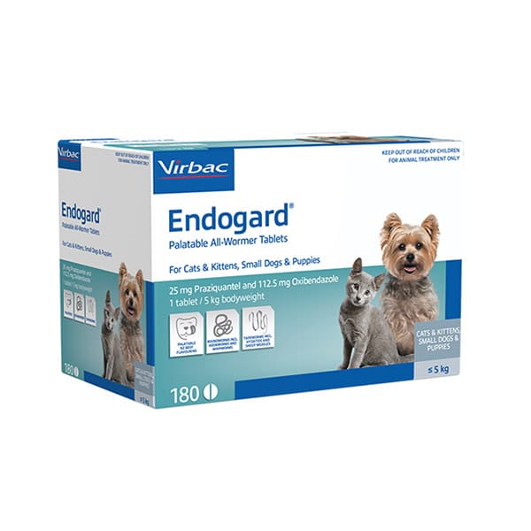 Endogard for cats and small dogs