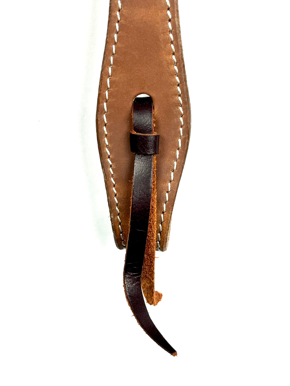 Ezy Ride Bridle Brow Harness Leather with Rawhide Plaited Brow and Buckles - 2