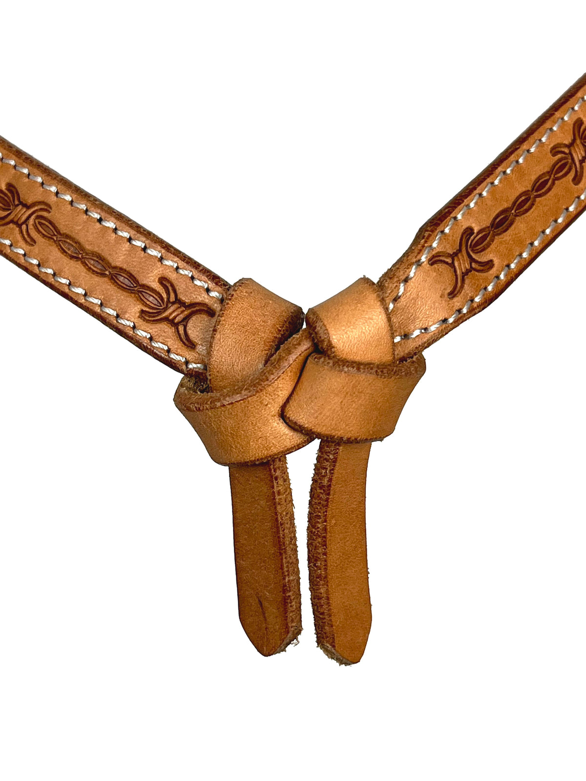 Ezy Ride Bridle with Futurity Knot and Barbwire Stamping - 4